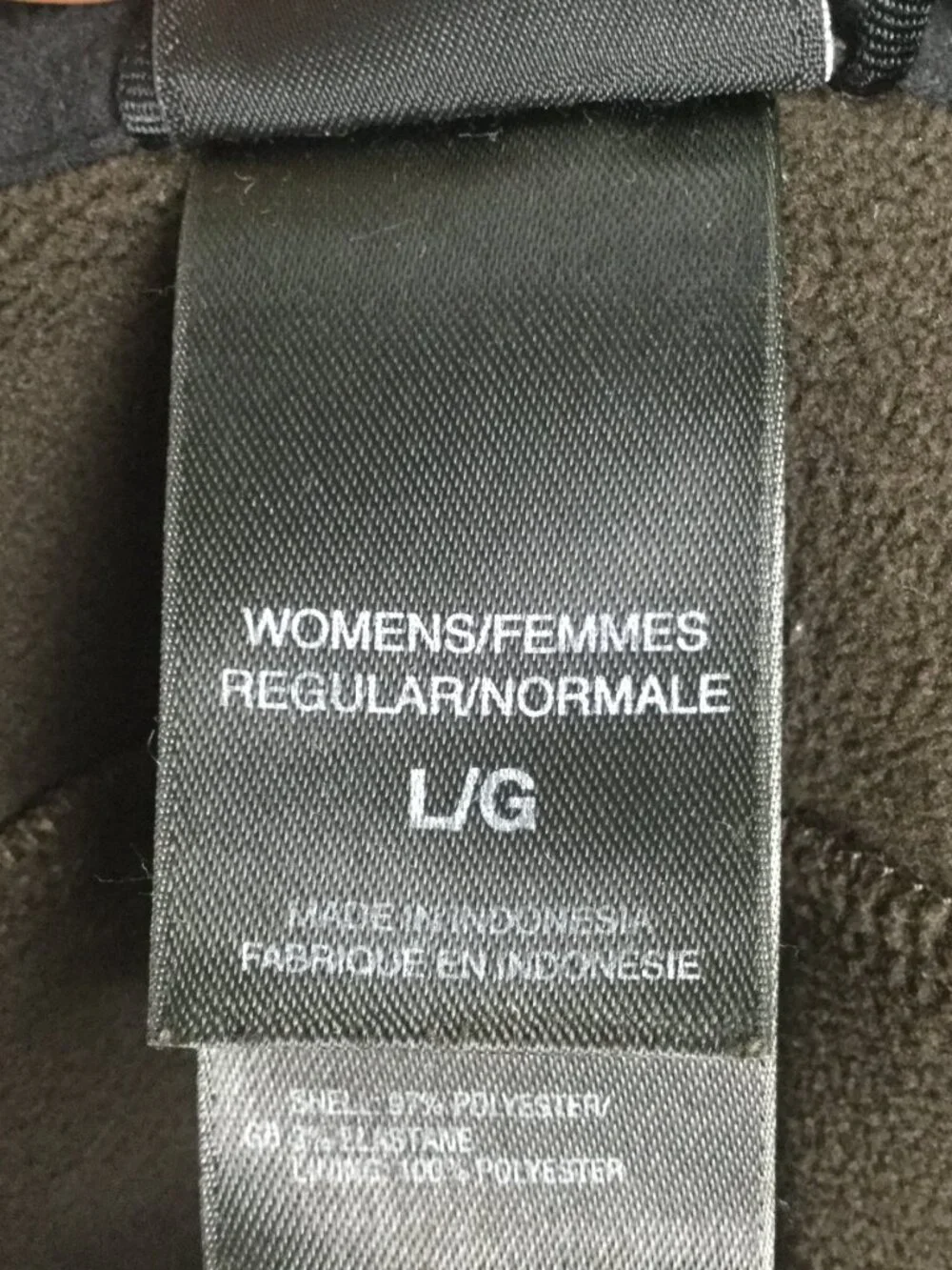 The North Face Chocolate Brown Zip Up Jacket l - Picture 8 of 10